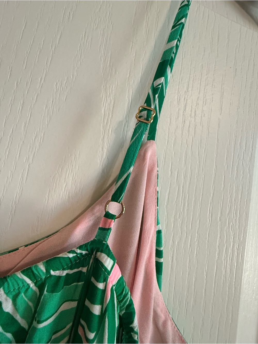 NWT Lilly Pulitzer Teresa Maxi Dress LET'S GO BANANAS Conch Shell Pink Size L - Picture 4 of 6